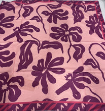 Load image into Gallery viewer, Burgundy Floral Tichel (Square, Square w/ non visible grip, Pretied w/ grip)