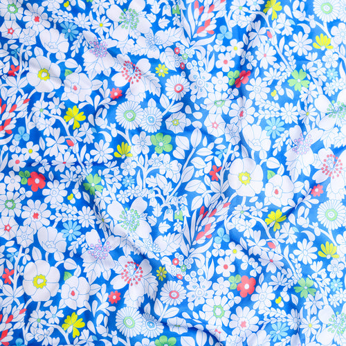 Blue Liberty Floral Tichels (Square, Square w/ hidden grip, Pretied w/ grip, 2 in 1 Pretied w/ grip)