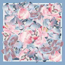 Load image into Gallery viewer, Rosewater Garden Scarf (Square Scarf + Pretied)