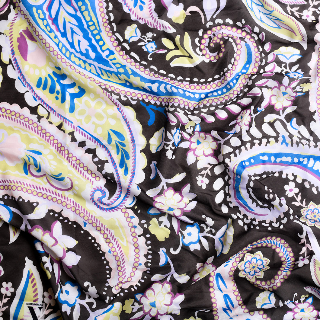 Chocolate Paisley Tichels (Square, Square w/ hidden grip, Pretied w/ grip, 2 in 1 Pretied w/ grip)k