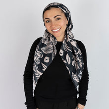Load image into Gallery viewer, Palm Society Scarf (Square Scarf + Pretied)