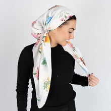 Load image into Gallery viewer, Petite Postage Scarf (Square Scarf + Pretied)