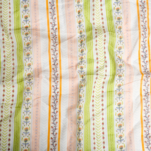 Stripe Floral Bandana
