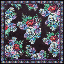 Load image into Gallery viewer, Imperial Bloom Scarf (Square Scarf + Pretied)