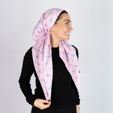 Load image into Gallery viewer, Rosé Sky Scarf (Square Scarf + Pretied)
