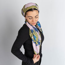Load image into Gallery viewer, Petal Pop Scarf (Square Scarf + Pretied)