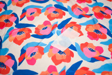 Load image into Gallery viewer, Pink + Orange Floral Tichels