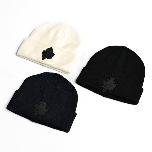 Rubber Leaf Kids Cuffed Beanie