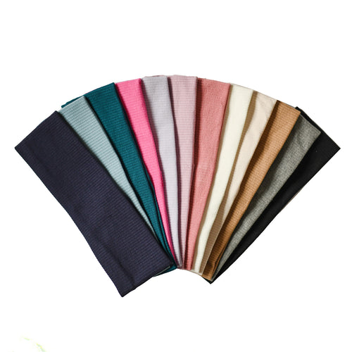 Summer Ribbed Headbands (Skinny Width)