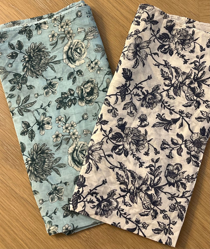 Toile Floral Bandanas