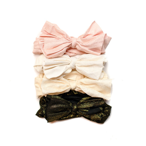 Butter Soft Shimmer Baby Bows