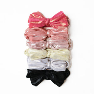 Lurex Baby Bows