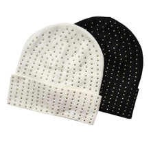 Load image into Gallery viewer, The Metallic Stud Sport Cuff Beanies