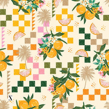 Load image into Gallery viewer, Portofino Picnic Headscarf (Square, Square w/ non visible grip, Pretied w/ grip, open back Pretied w/ grip)