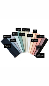 Gauzey Tshirt Headbands (Standard width + Skinny width)
