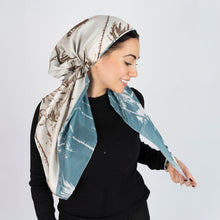 Load image into Gallery viewer, Modern Oasis Scarf (Square Scarf + Pretied)