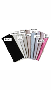 Heathered Ribbed Headbands (Standard Width + Skinny Width)