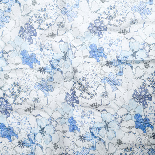 Denim Liberty Floral Bandana