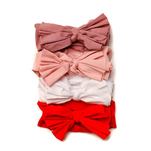 Butter Soft Non Ribbed Baby Bows