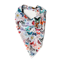 Load image into Gallery viewer, Silver Rainbow Butterfly Headband Bandana