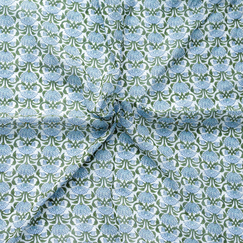 Periwinkle Floral Bandana