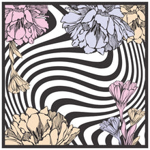 Load image into Gallery viewer, Retro Bloom Scarf (Square Scarf + Pretied)