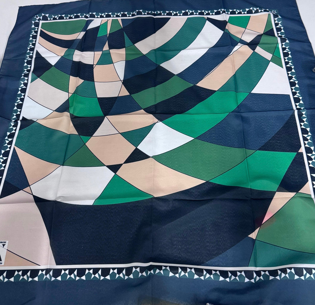 Pucci Emerald Tichel (Square, Square w/ non visible grip, Pretied w/ grip) PREORDER