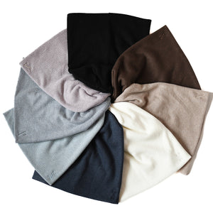 The Cashmere Ribbed Beanie