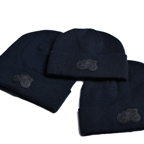 Rubber Bike Kids Cuffed Beanie