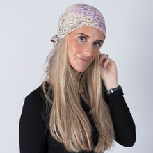 Load image into Gallery viewer, Bandana Blush Headscarf (Square, Square w/ non visible grip, Pretied w/ grip, open back Pretied w/ grip)
