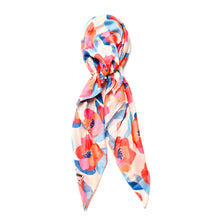 Load image into Gallery viewer, Pink + Orange Floral Tichels