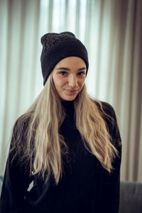 The Cable Knit Cuffed Beanies
