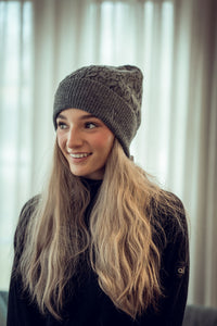 The Cable Knit Cuffed Beanies