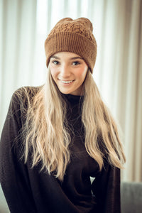 The Cable Knit Cuffed Beanies