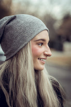 Load image into Gallery viewer, The Shimmer Ribbed Sweater Beanie