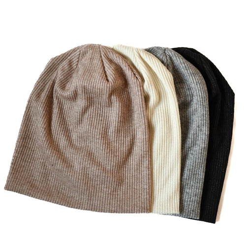 The Shimmer Ribbed Sweater Beanie