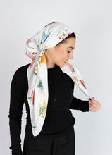 Load image into Gallery viewer, Petite Postage Scarf (Square Scarf + Pretied)