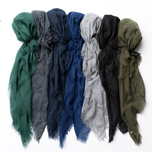 Solid Pretieds W/ Fringe Edges (More Colors)