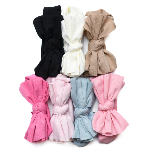 Pointelle Baby Bows