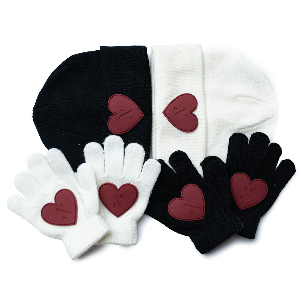 Rubber Heart Gloves