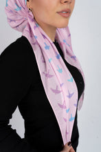 Load image into Gallery viewer, Rosé Sky Scarf (Square Scarf + Pretied)