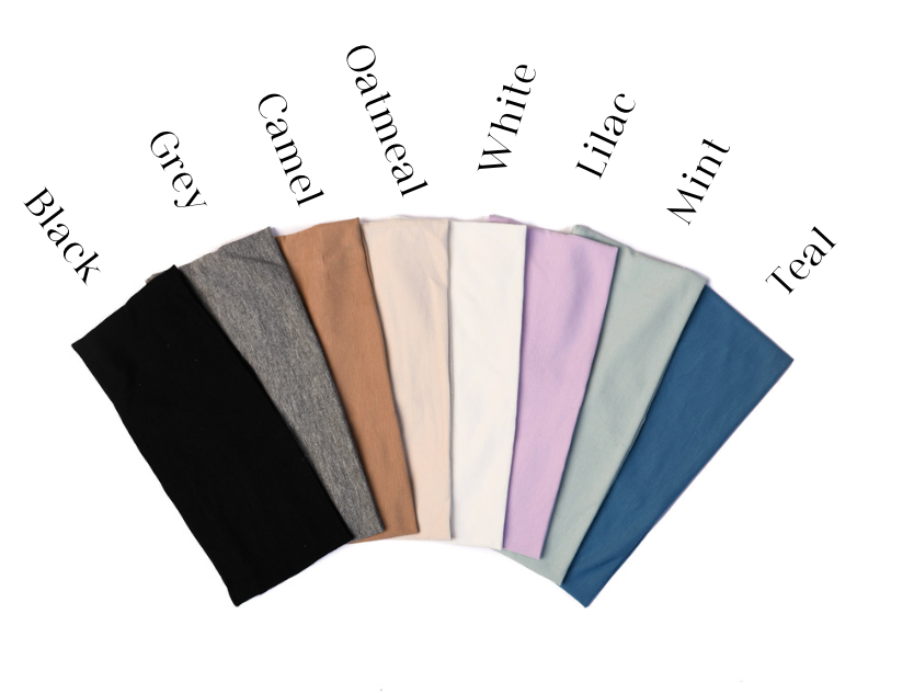 Butter Soft Non Ribbed Headbands (Skinny Width)