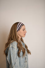 Load image into Gallery viewer, Candy Striped Waffle Headband (Skinny Width)