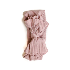 Butter Soft Ribbed Baby Bow Headbands