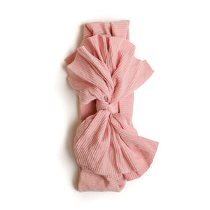 Butter Soft Ribbed Baby Bow Headbands